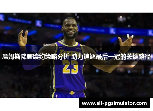 詹姆斯降薪续约策略分析 助力追逐最后一冠的关键路径
