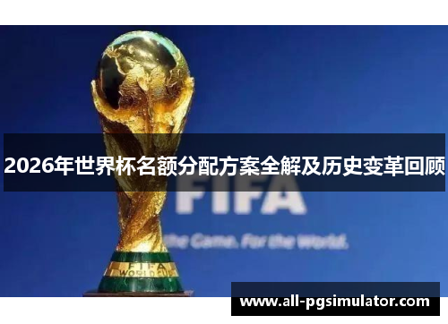 2026年世界杯名额分配方案全解及历史变革回顾
