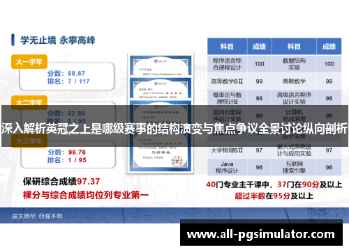 深入解析英冠之上是哪级赛事的结构演变与焦点争议全景讨论纵向剖析